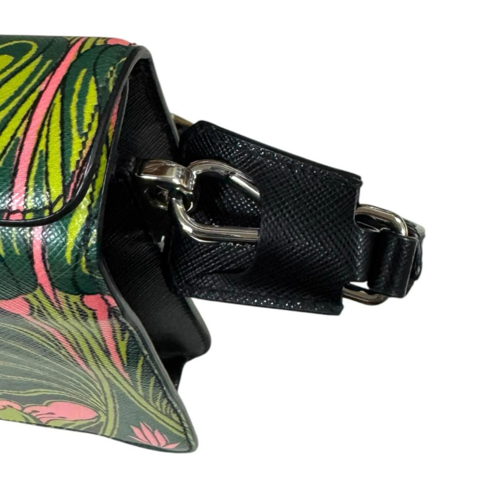 PRADA Green Leather Shoulder Bag - Picture 9 of 10
